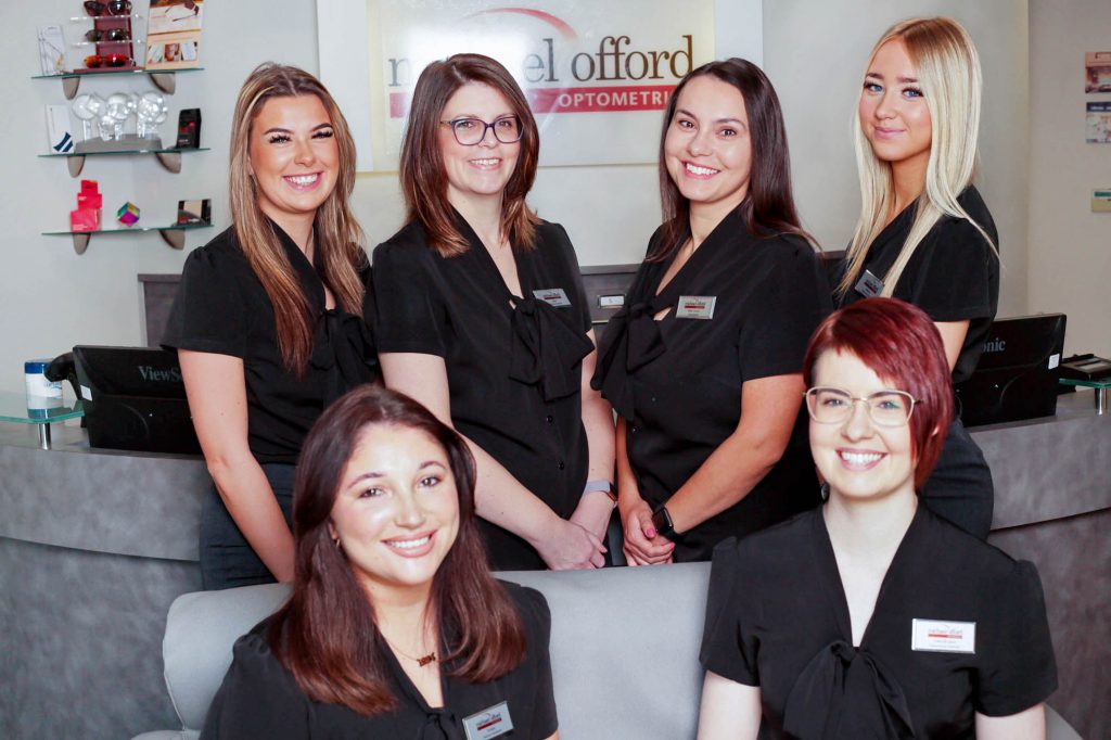 Bespoke Photography service to create Team Photography for Michael Offord Optometrists in Gosforth, Newcastle upon Tyne